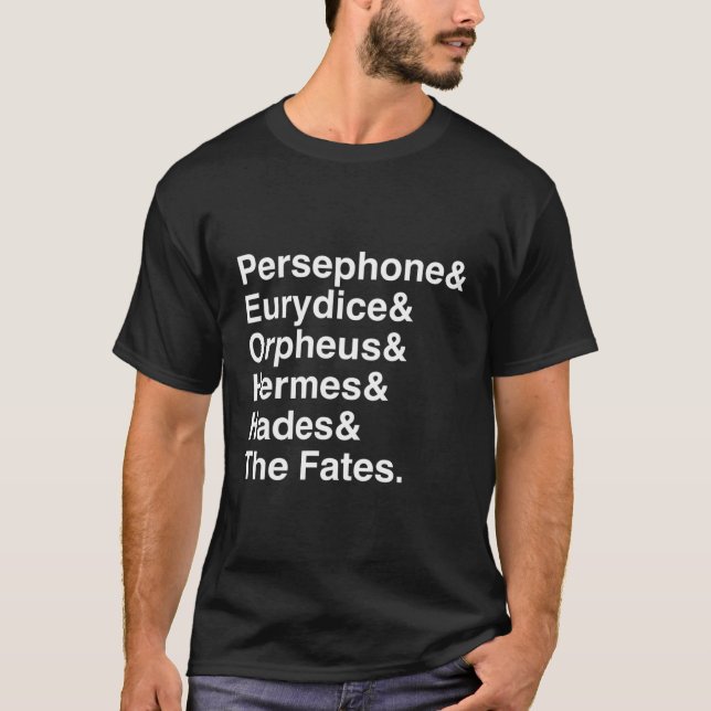 T-shirt Orpheus Eurydice Hadestown Broadway Théâtre musica (Devant)