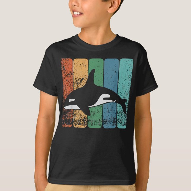 T-shirt orque conception, épaulard (Devant)