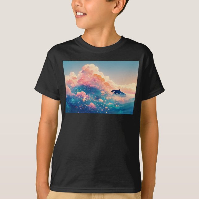 T-shirt Orque dans les eaux enchantées (Devant)