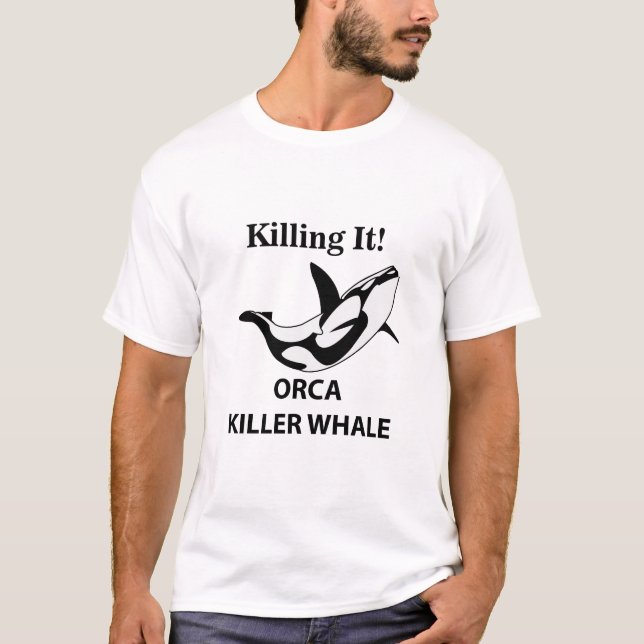 T-shirt Orque Épaulard qui Déchire Grave (Devant)