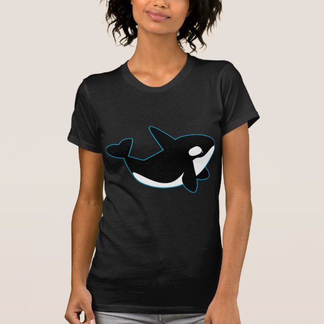 T-shirt Orque mignonne (épaulard) (Devant)