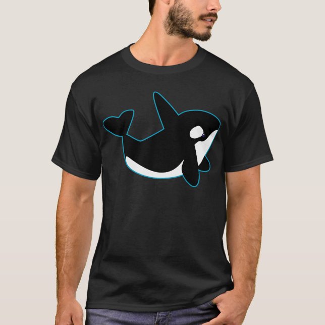 T-shirt Orque mignonne (épaulard) (Devant)