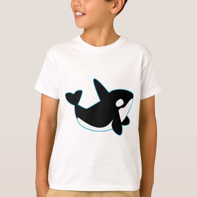 T-shirt Orque mignonne (épaulard) (Devant)