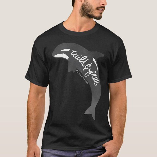 T-shirt Orque Sauvage & Libre (Devant)