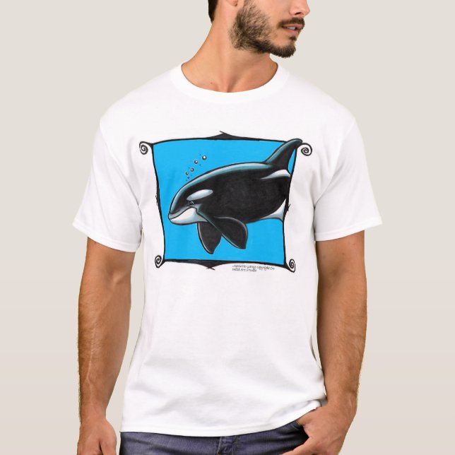 T-shirt Orque/T-shirt épaulard (Devant)