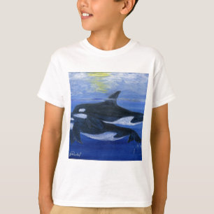 T-shirt Orques nageant