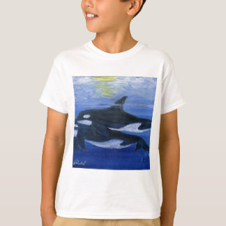 T-shirt Orques nageant