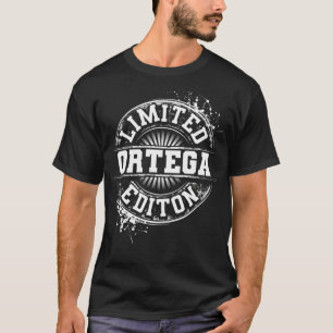 T-shirt ORTEGA Funky Nom de famille Arbre de famille Anniv