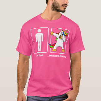 T-shirt Orthodontiste Vs Doctor Dabbing Unicorn Chemise Me