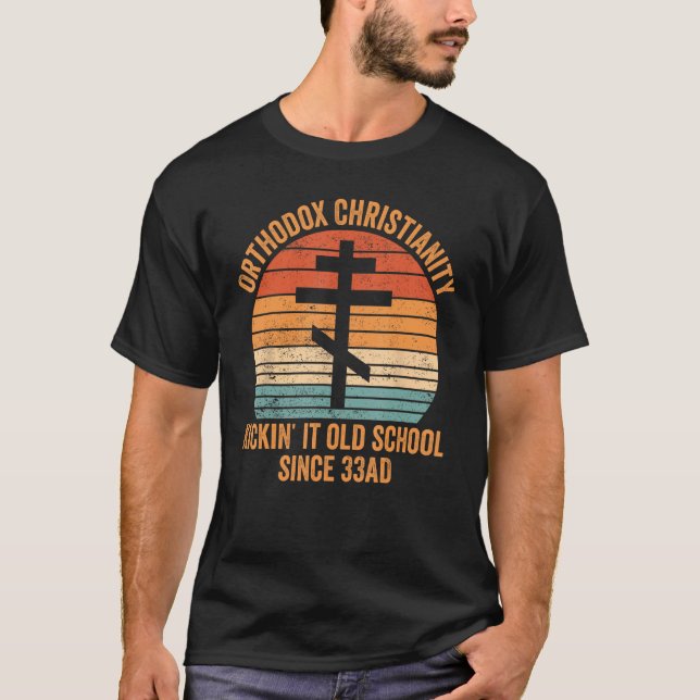 T-shirt Orthodoxie christianisme Kickinu2019 il vieille éc (Devant)