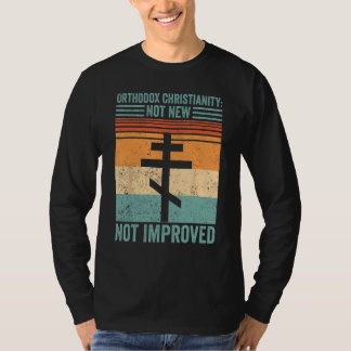 T-shirt Orthodoxie Christianisme Pas Nouveau Pas Amélioré
