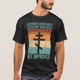 T-shirt Orthodoxie Christianisme Pas Nouveau Pas Amélioré