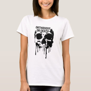 T-shirt Orthodoxie ou mort Épidémie russe orthodoxe orient