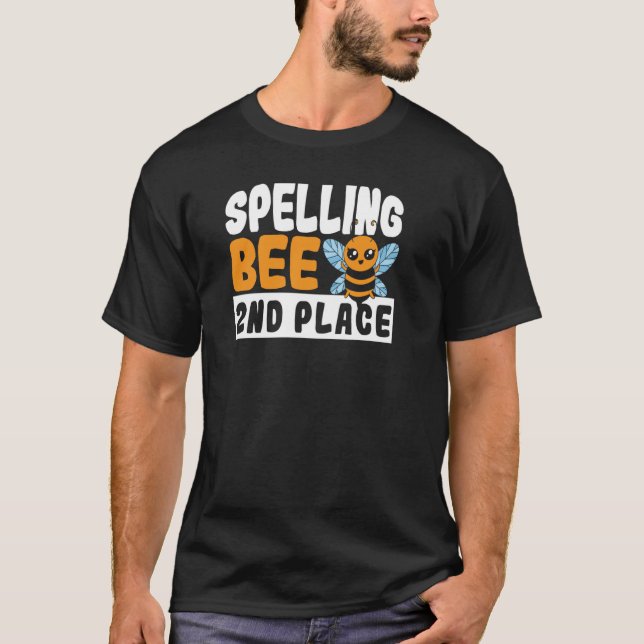 T-shirt Orthographe Bee 2e Place Orthographe Bee (Devant)