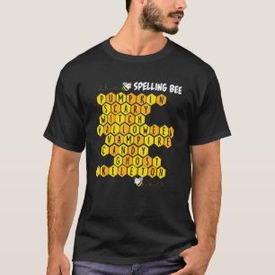 T-shirt Orthographe Bee Pun Halloween Costume Pour Enseign