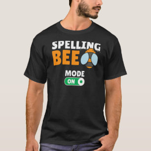 T-shirt Orthographe Jeu Bee Compétitivité Orthographe B