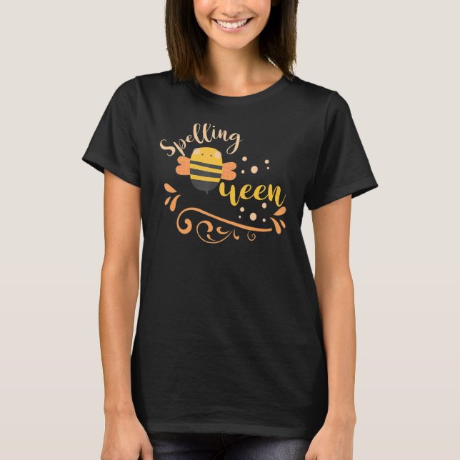 T-shirt Orthographe reine de bee Bon orthographe (Devant)