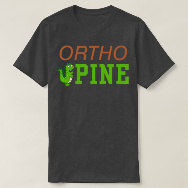 T-shirt Orthopédie chirurgie de la colonne vertébrale i lo (Design devant)