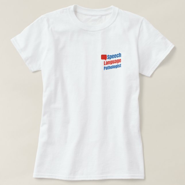 T-shirt Orthophoniste Bulle de communication (Design devant)