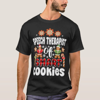 T-shirt Orthophoniste de Noël de Cookies intelligents Gin 