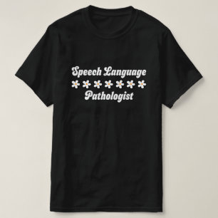 T-shirt Orthophoniste Fleur de Marguerite Rétro