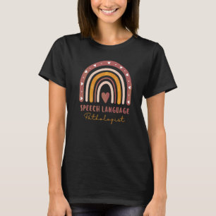 T-shirt Orthophoniste Rainbow Speech Therapy