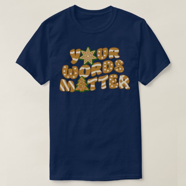 T-shirt orthophoniste vos mots (Design devant)