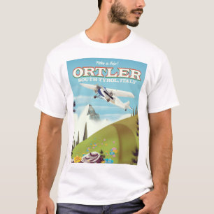 T-shirt Ortler - Tyrol du Sud, Italie affiche de voyage