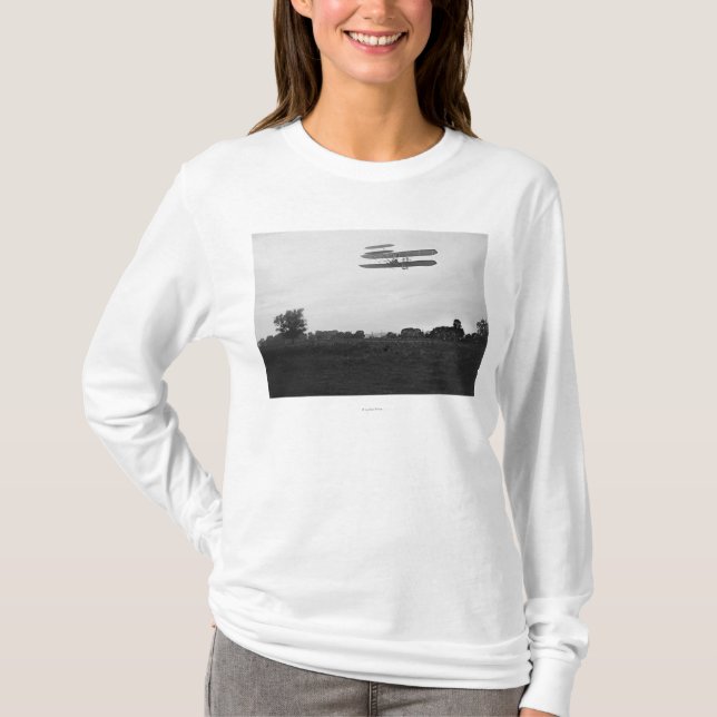 T-shirt Orville Wright sur le vol 41 à 60 pieds - (Devant)