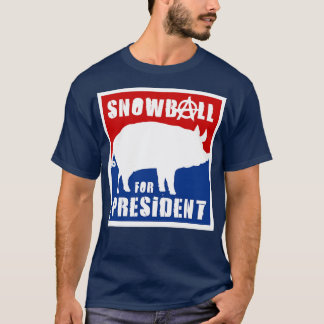 T-shirt Orwell Animal Farm Snowball Président