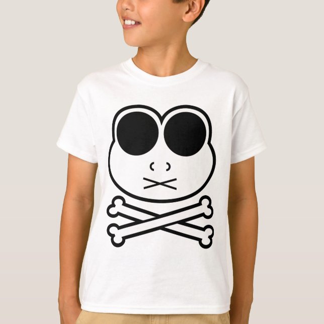 T-shirt Os croisé de grenouille (Devant)