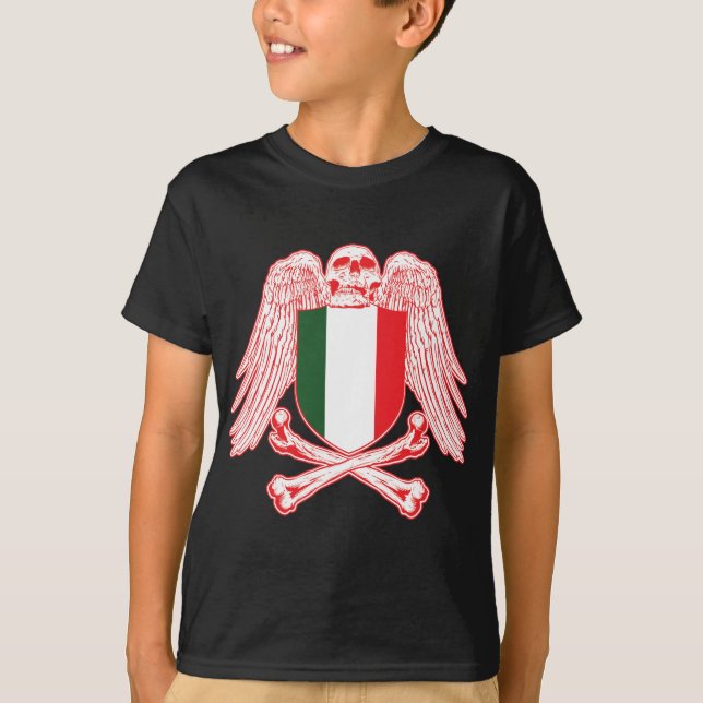 T-shirt Os croisés de l'Italie (Devant)