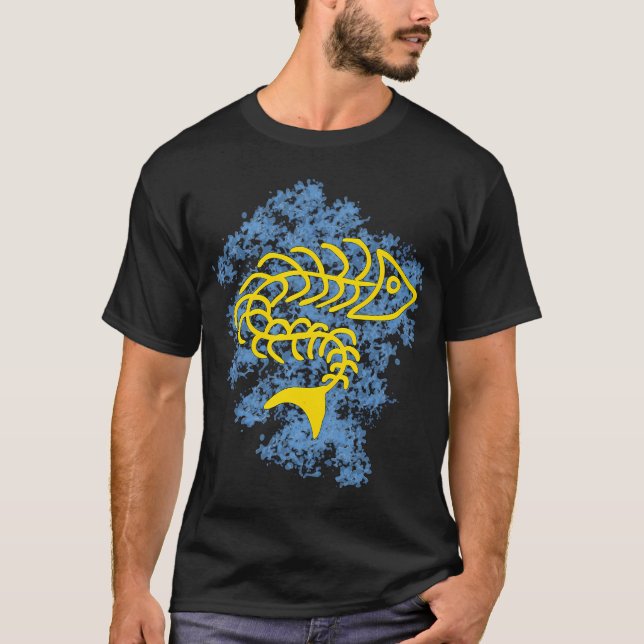 T-shirt os de poisson (Devant)