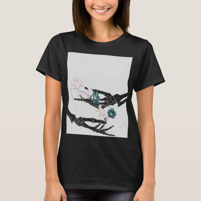 T-shirt Os en floraison #2 - Mains - vertical (Devant)