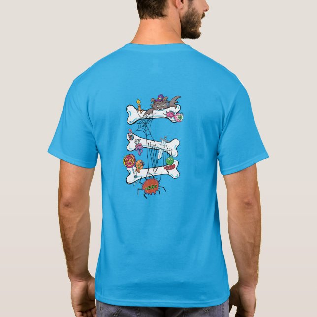 T-shirt Os et blagues effrayants (Dos)