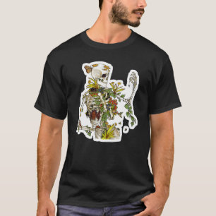 T-shirt Os et botanique Squelette Plante Botanique
