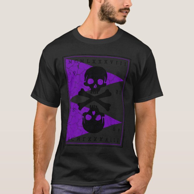 T-shirt Os et crânes Pirate 1 (Devant)