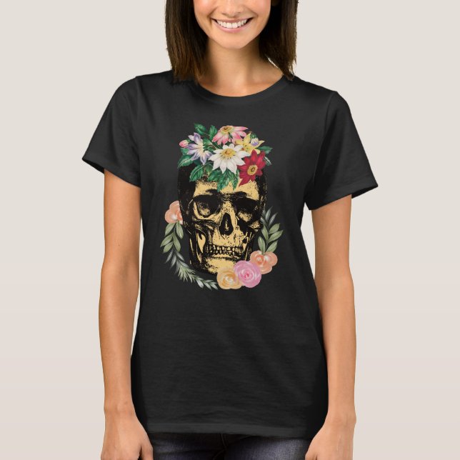 T-shirt Os Et Fleurs (Devant)