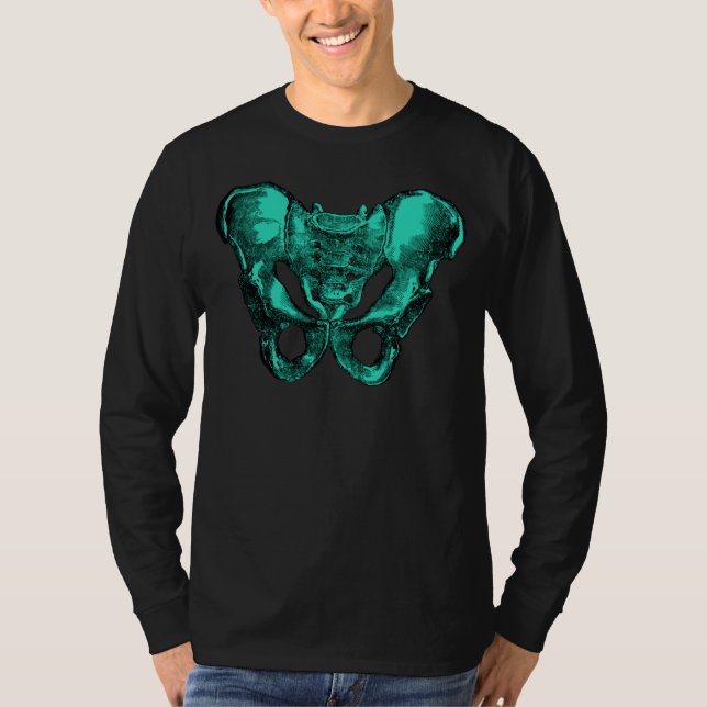 T-shirt Os humains de bassin d'anatomie (Devant)