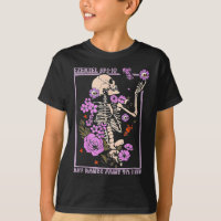 Os sec s'anime squelette floral chrétien Ha