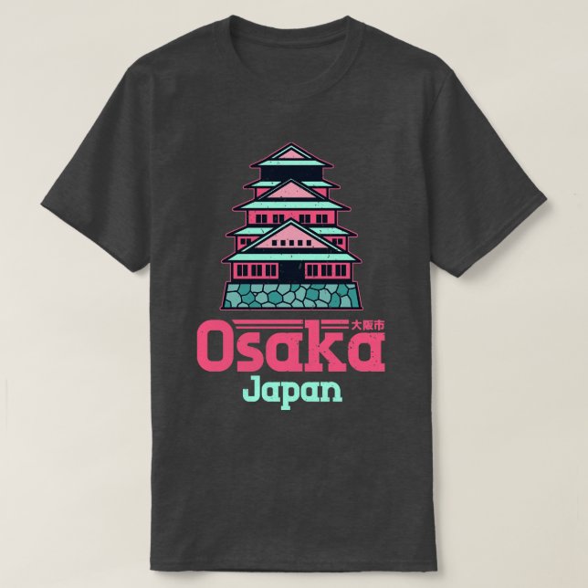 T-shirt Osaka Japan City Vintage (Design devant)