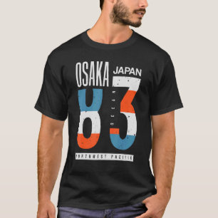 T-shirt Osaka Japon 83 Océan Nord-Ouest Pacifique