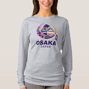T-shirt Osaka Japon Fleurs de Cerisier