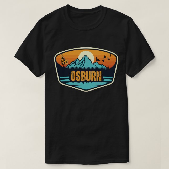 T-shirt Osburn, Idaho (Design devant)