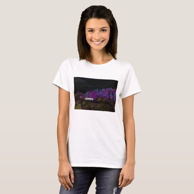 T-shirt oscar feuilles de la fête (Devant entier)