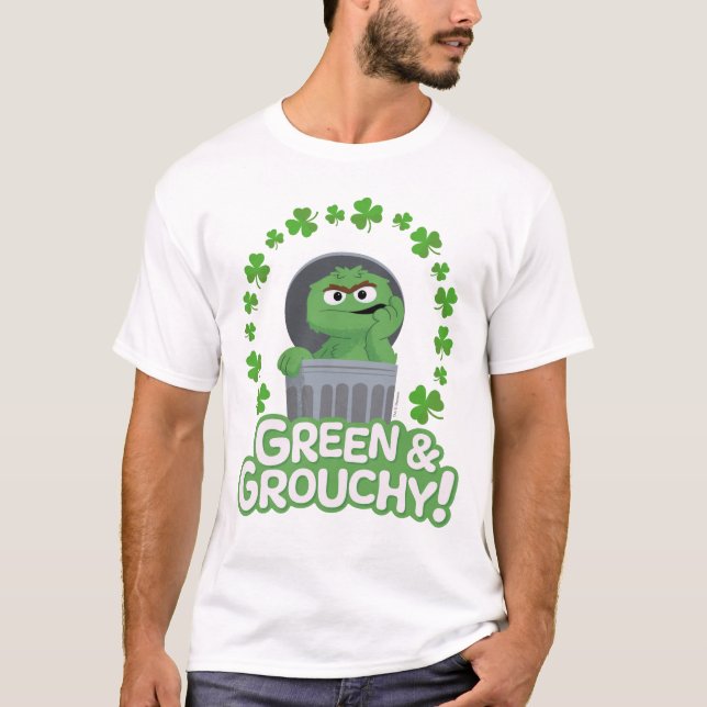 T-shirt Oscar | Green & Grouchy ! (Devant)