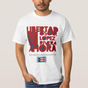T-shirt Oscar Lopez Rivera Ahora de Libertad