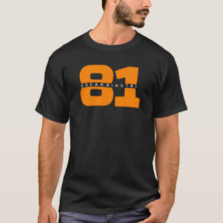 T-shirt Oscar Piastri McLaren Formule 1 Numéro 81 Logo