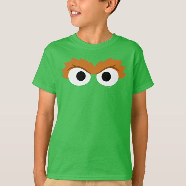 T-shirt Oscar the Grouch Big Face (Devant)