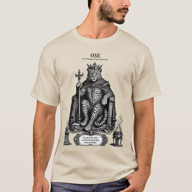 T-shirt Ose du Trône de Minuit (Devant)